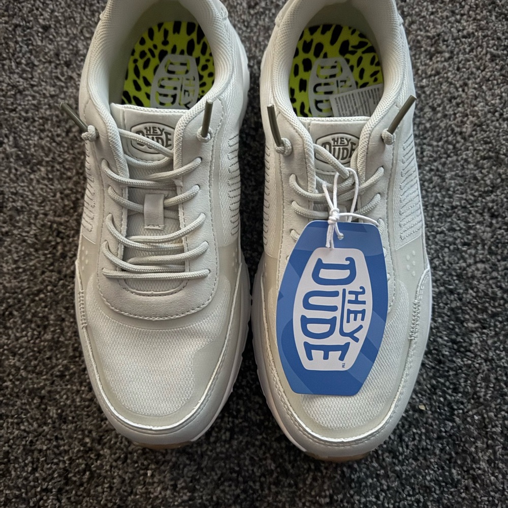 Hey Dude White Sneakers
